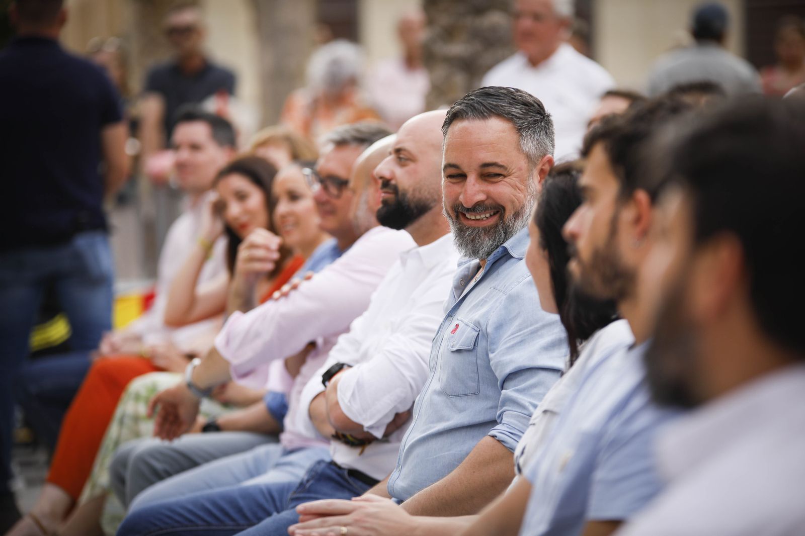 Imágenes de campaña para las elecciones europeas de VOX