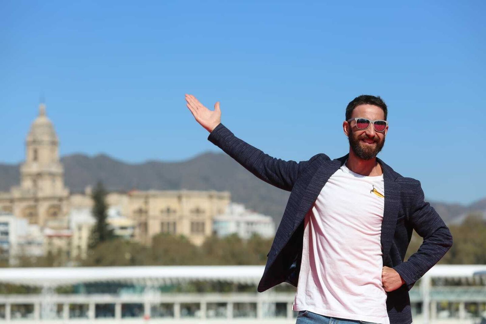 Dani Rovira en el pase fotográfico de la película 'Taxi a Gibraltar'