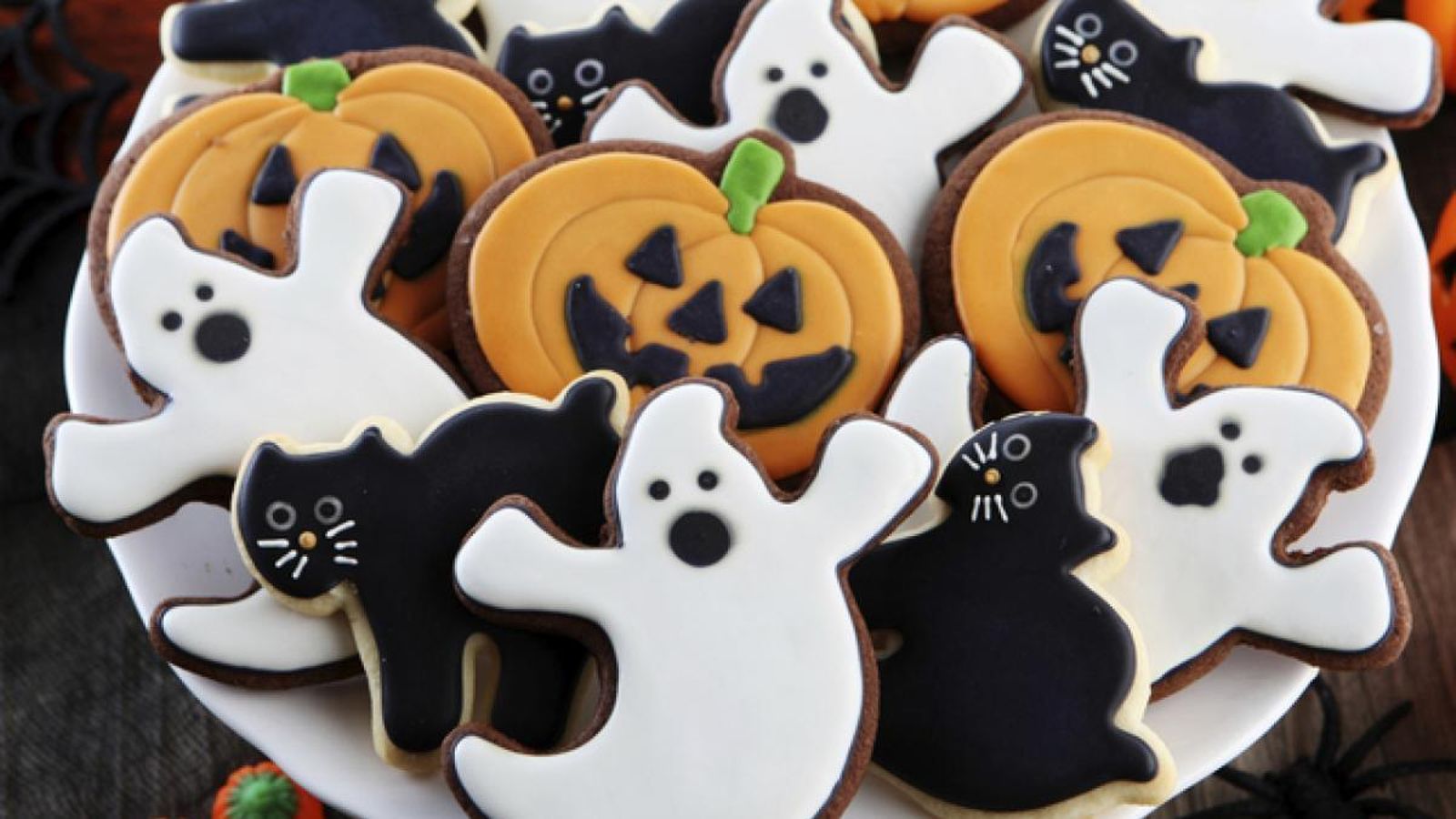 Galletas tradicionales de Halloween.