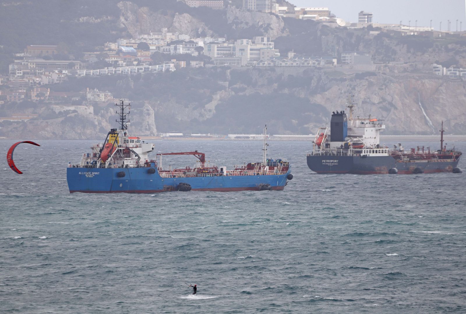 Temporal en la Bahía de Algeciras