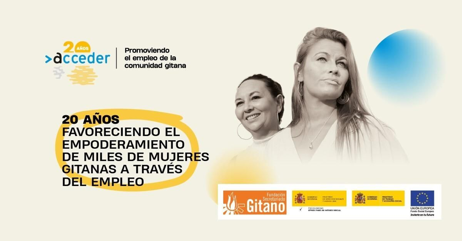 Las jerezanas Isabel González Pantoja y Manuela González Peña, protagonistas de la campaña de la Fundación Secretariado Gitano.