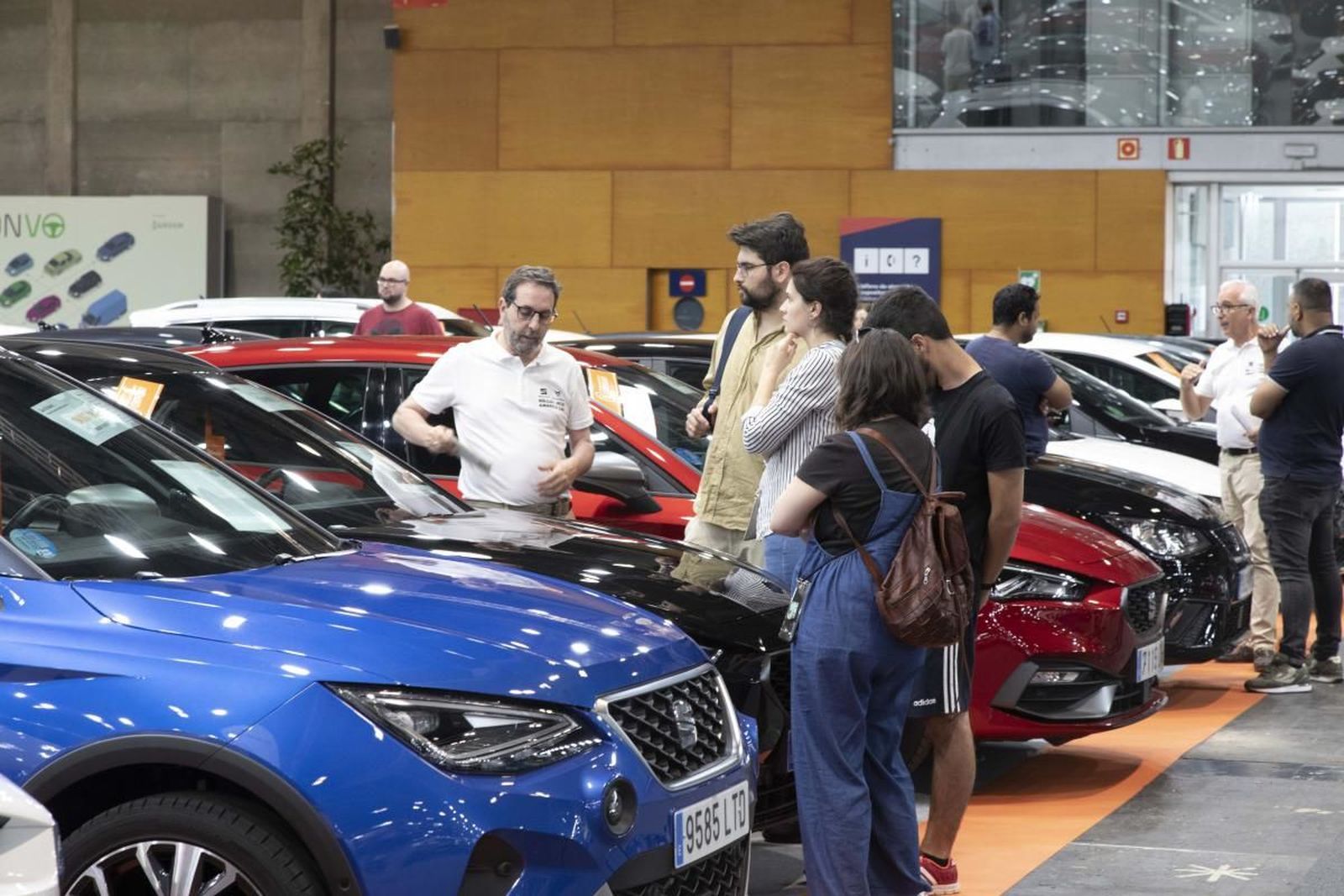 Feria de coches usados.
