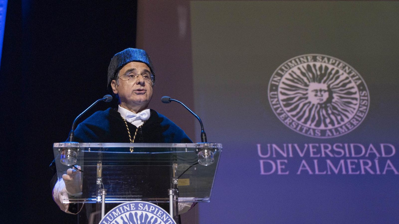 Intervención del rector de la UAL, José J. Céspedes