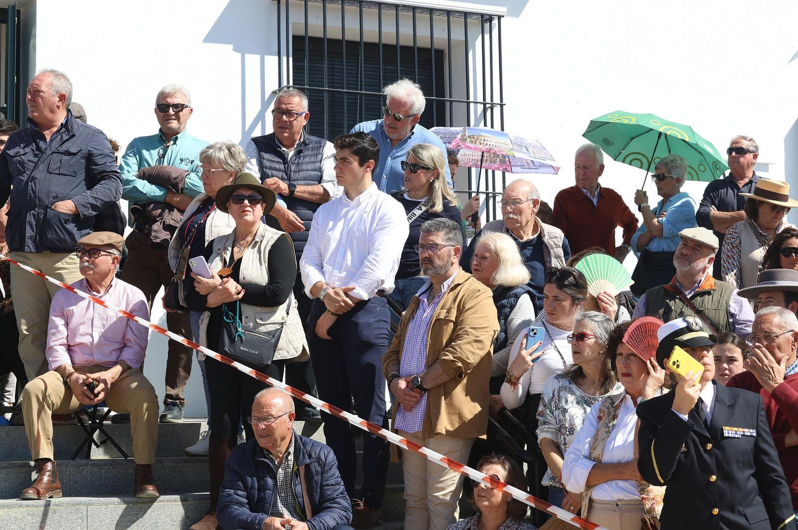 Imágenes del acto de Juramento o Promesa de Fidelidad a la Bandera Nacional en El Rocío