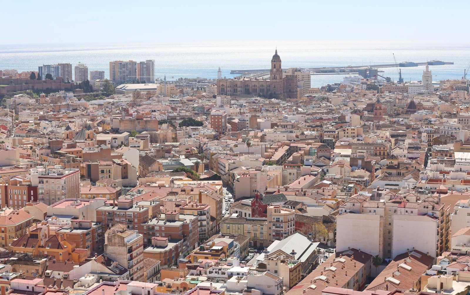 Vista de Málaga.