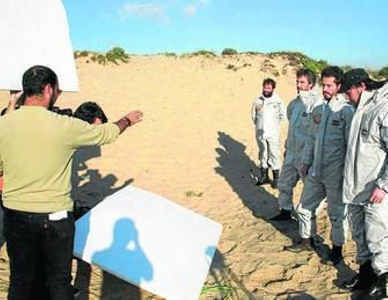 Imagen de Alexis Morante durante el rodaje en El Rinconcillo.