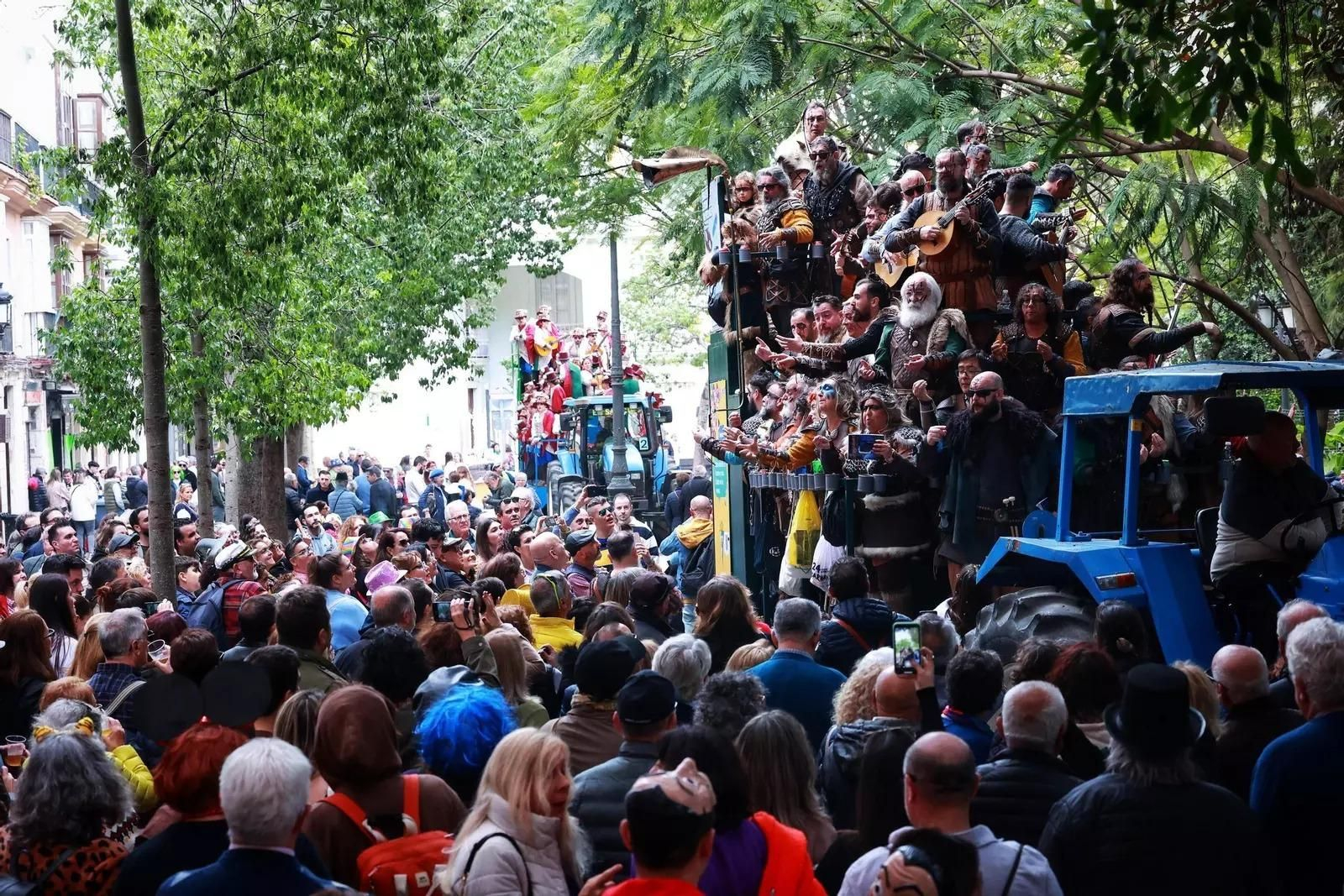 Carrusel de coros en el Carnaval de Cádiz de 2025.