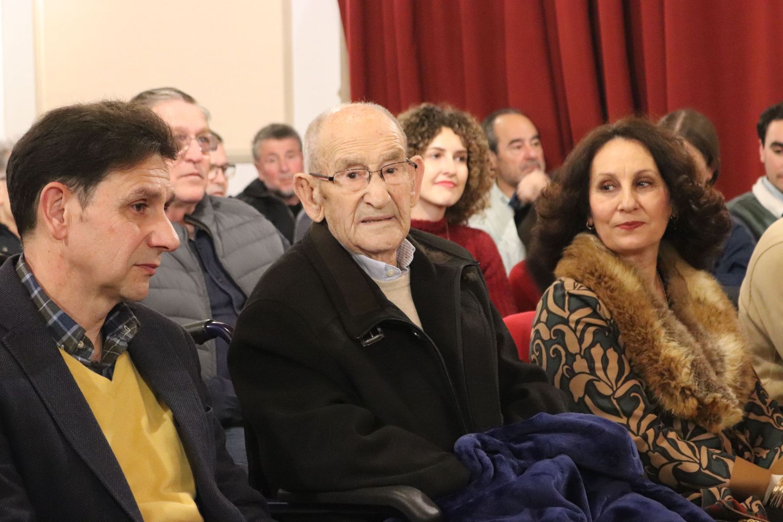 Francisco Polonio Luque, conocido como Paquillo Moreno, al ser designado Hijo Predilecto de Montilla.