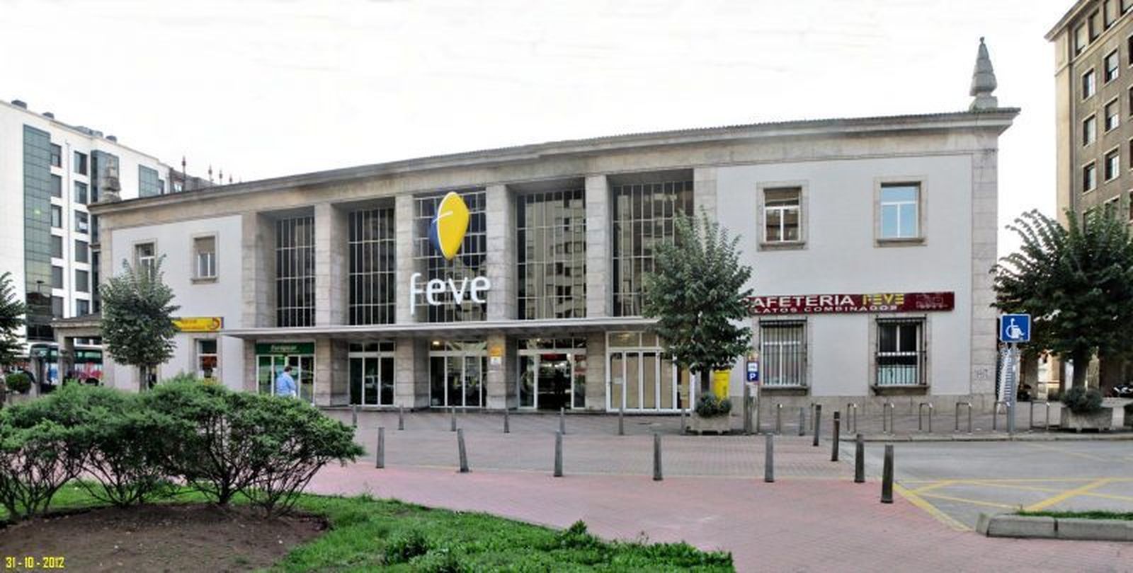 La estación de FEVE de Santander