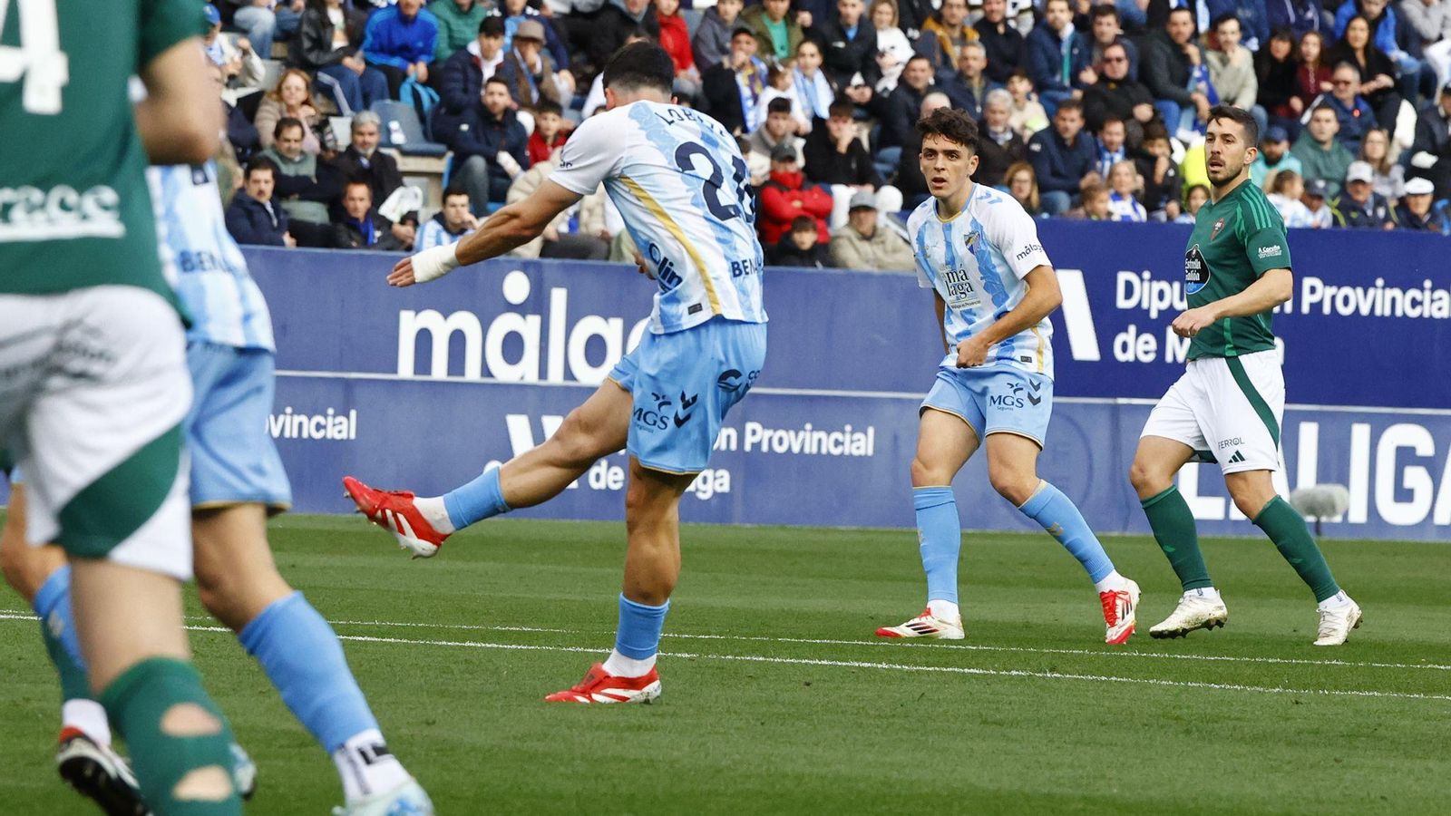 El Málaga CF-Racing de Ferrol, en fotos