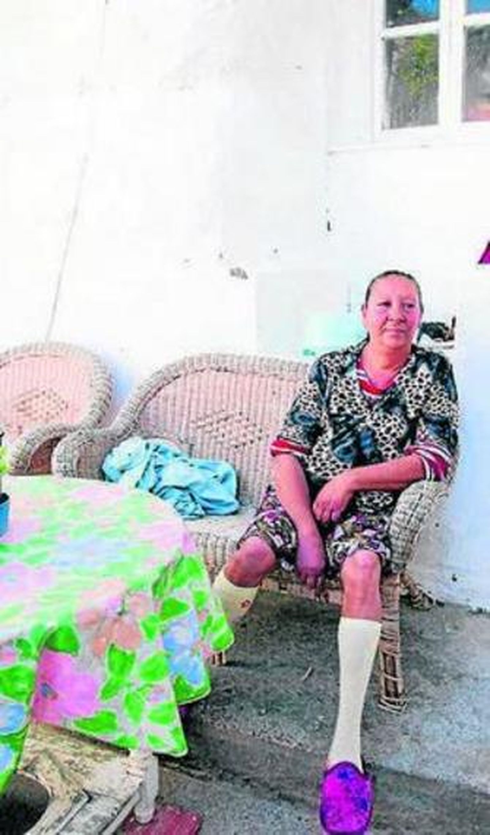 Una casa cueva en La Chanca.