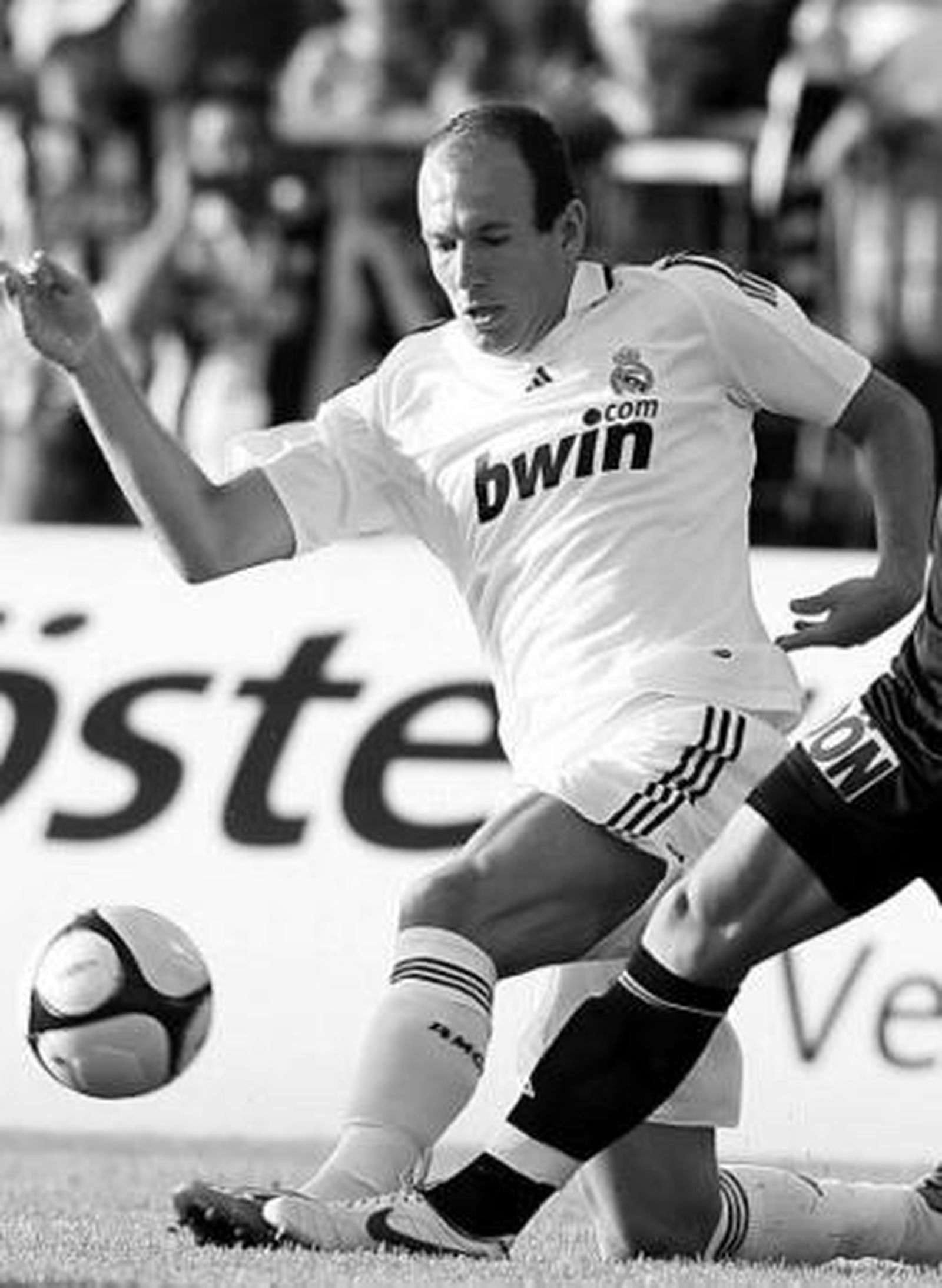 El madridista Arjen Robben, en un partido de la pretemporada.