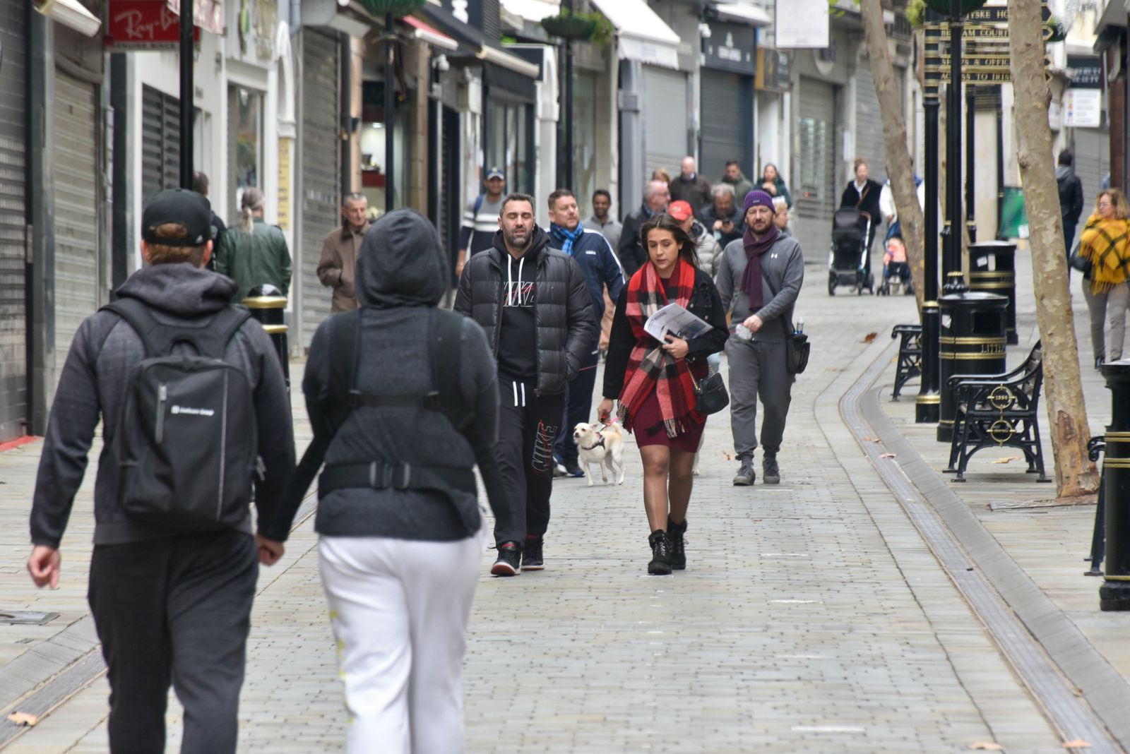 Ambiente en Main Street, este fin de semana.