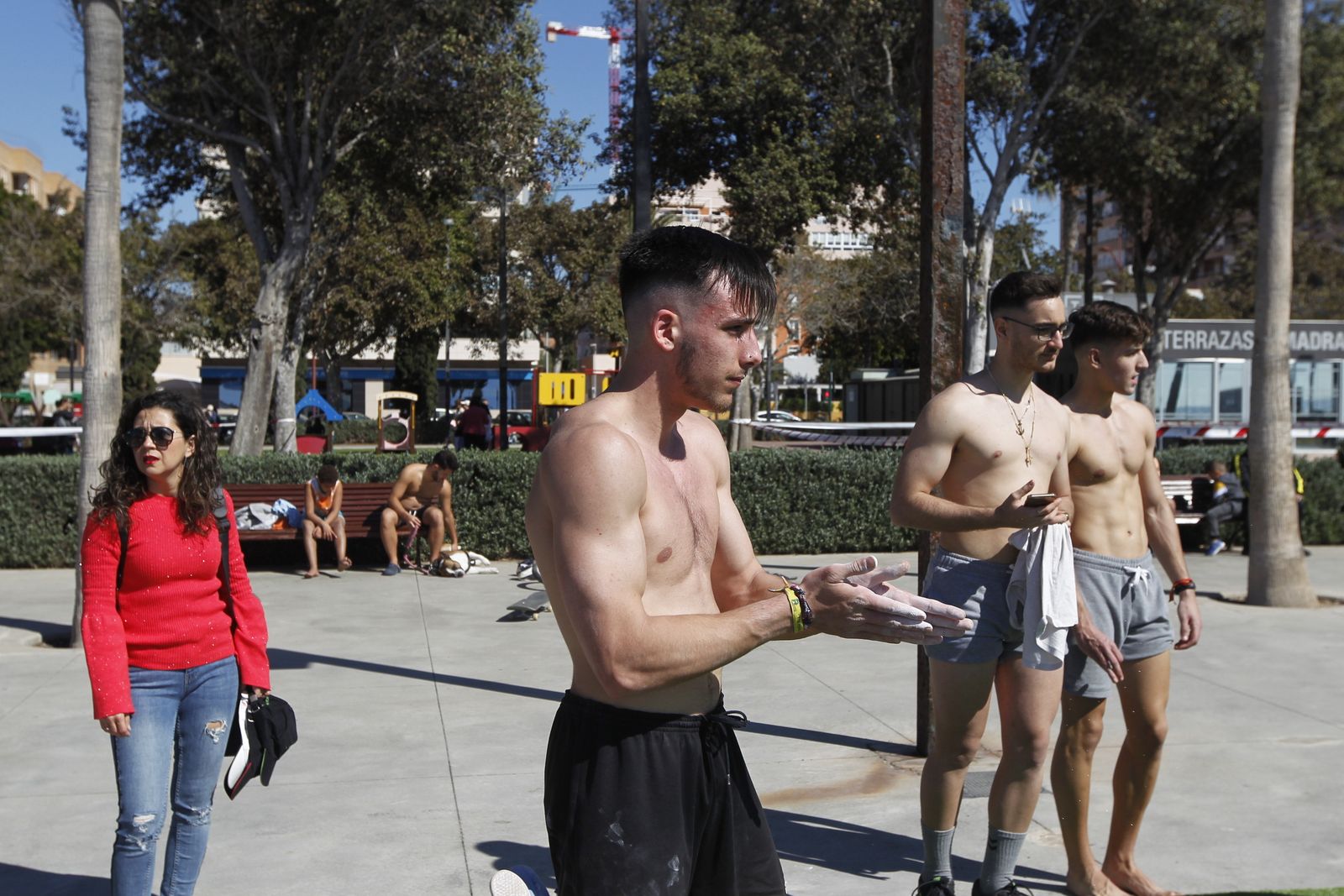Fotogalería Pista de Calistenia. Parque de los Periodistas. Almería