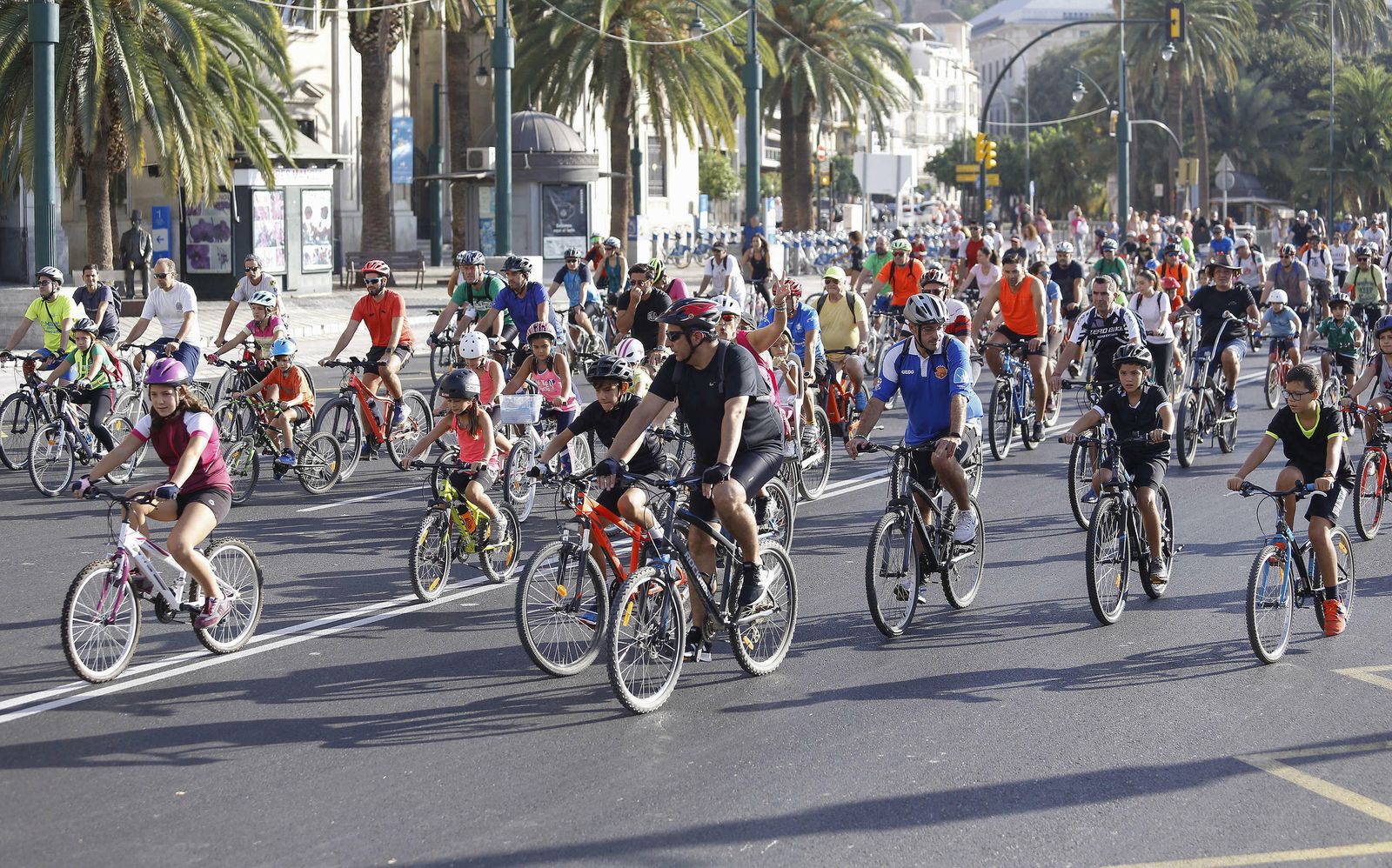Fotos del Día de la Bicicleta en Málaga