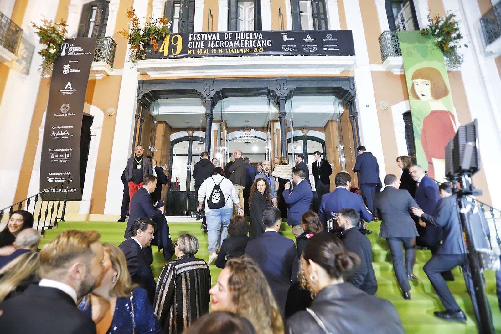 Imágenes del Photocall de la gala inaugural de la 49 edición del Festival de Cine Iberoamericano de Huelva