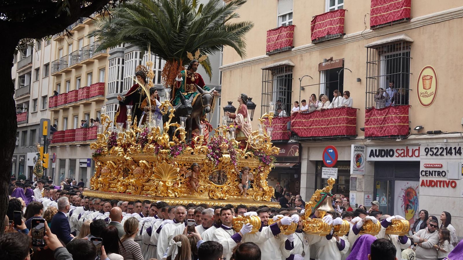 La Pollinica el Domingo de Ramos en Málaga, en imágenes