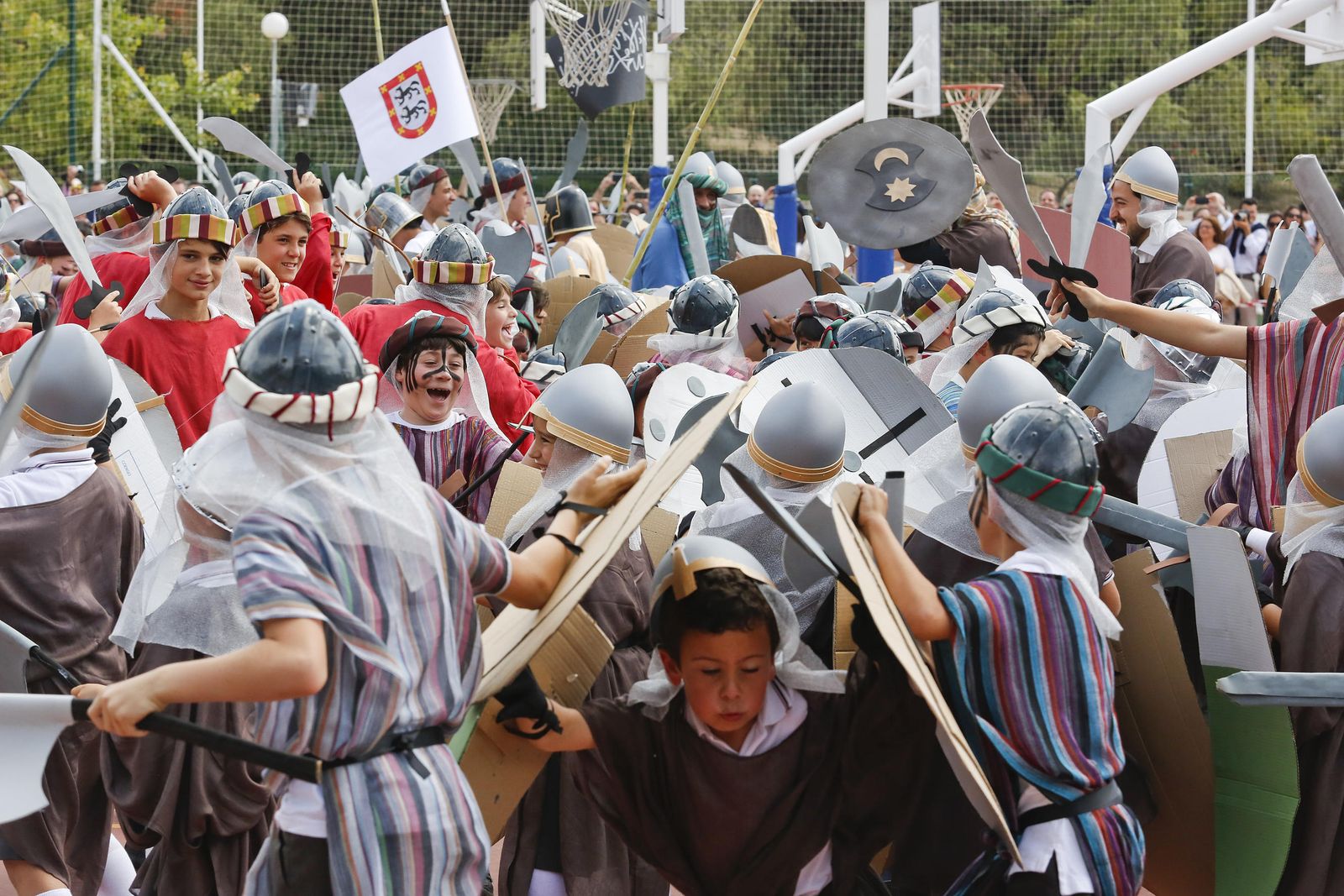 La Batalla de las Navas de Tolosa escenificada por los alumnos de El Romeral