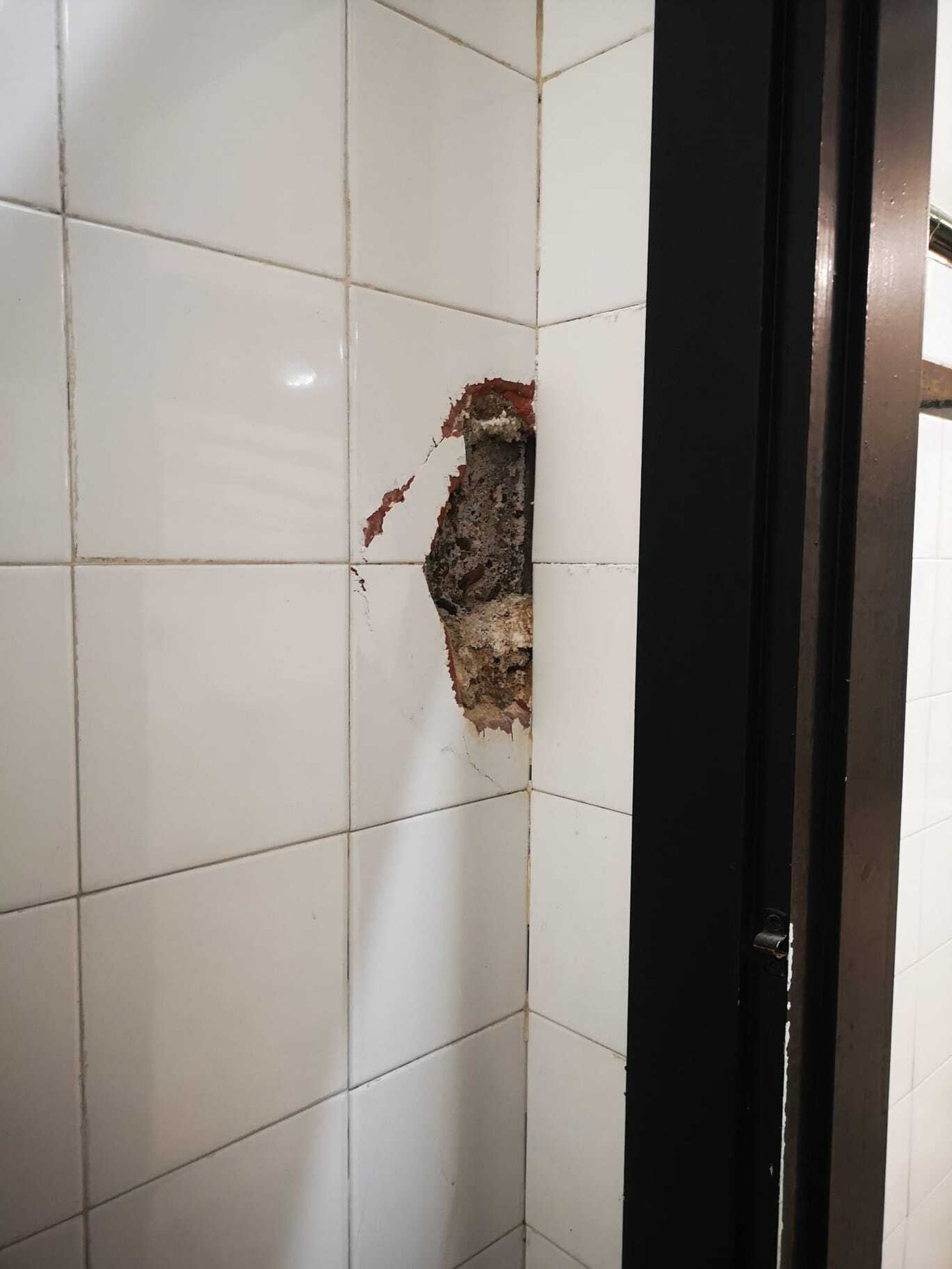 El deprorable estado del teatro Lope de Vega.