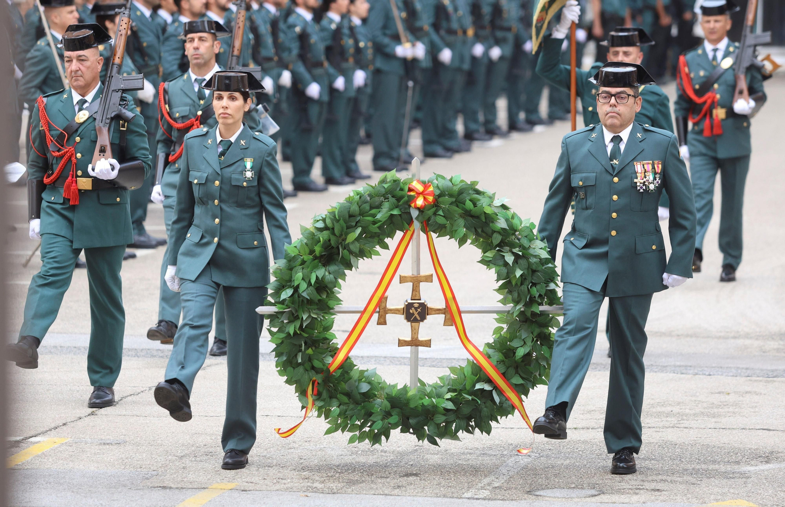 La Guardia Civil de Málaga homenajea a los agentes retirados en su 179 aniversario