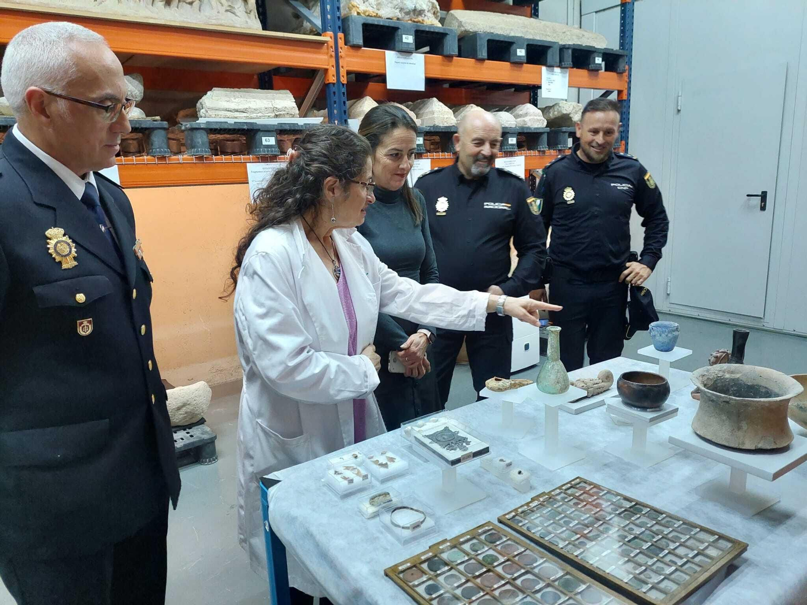 Algunos de los descubrimientos realizados por la Policía Adscrita.