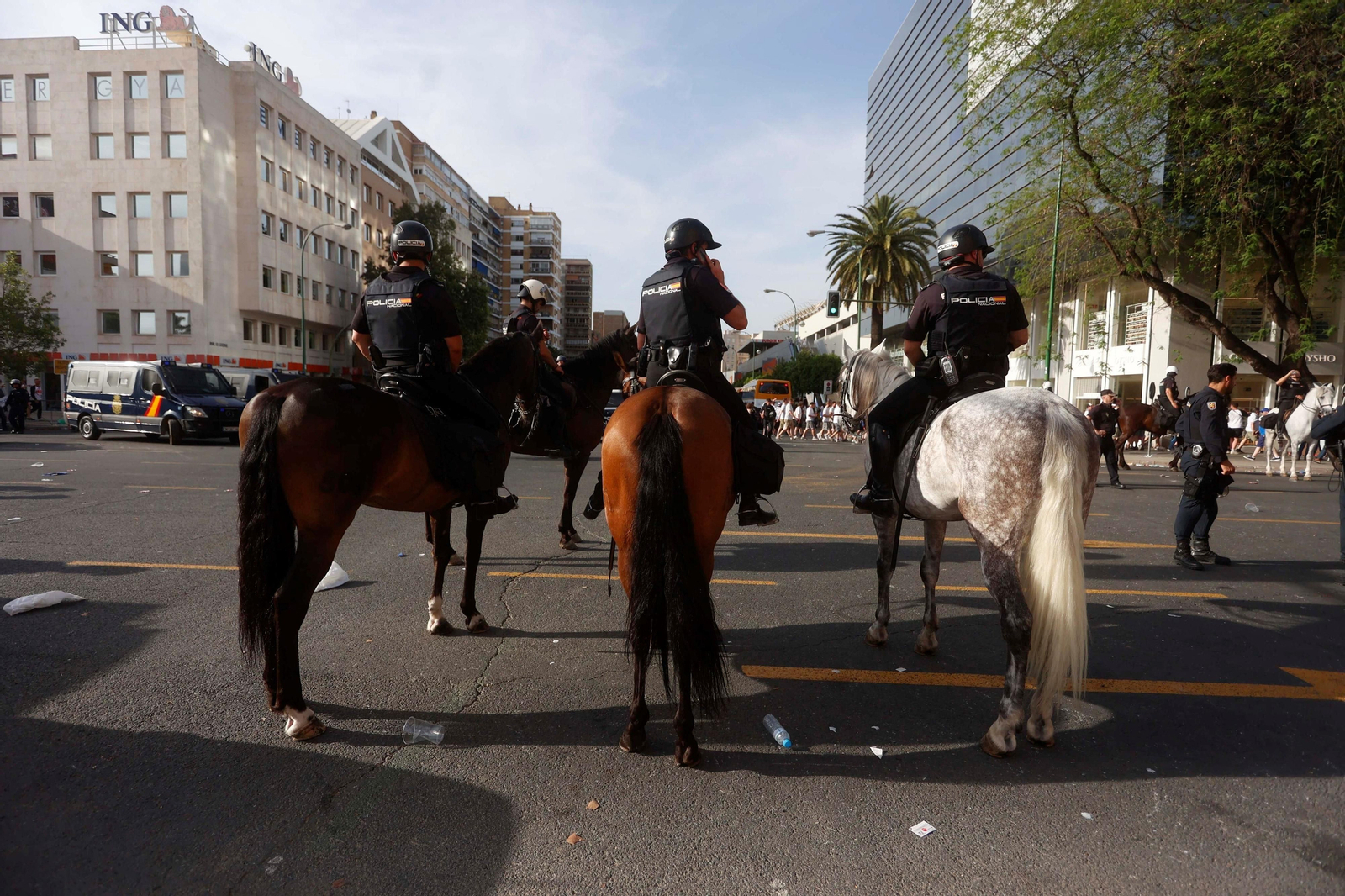 Casi 400 policías velarán por la seguridad en el derbi Sevilla-Betis