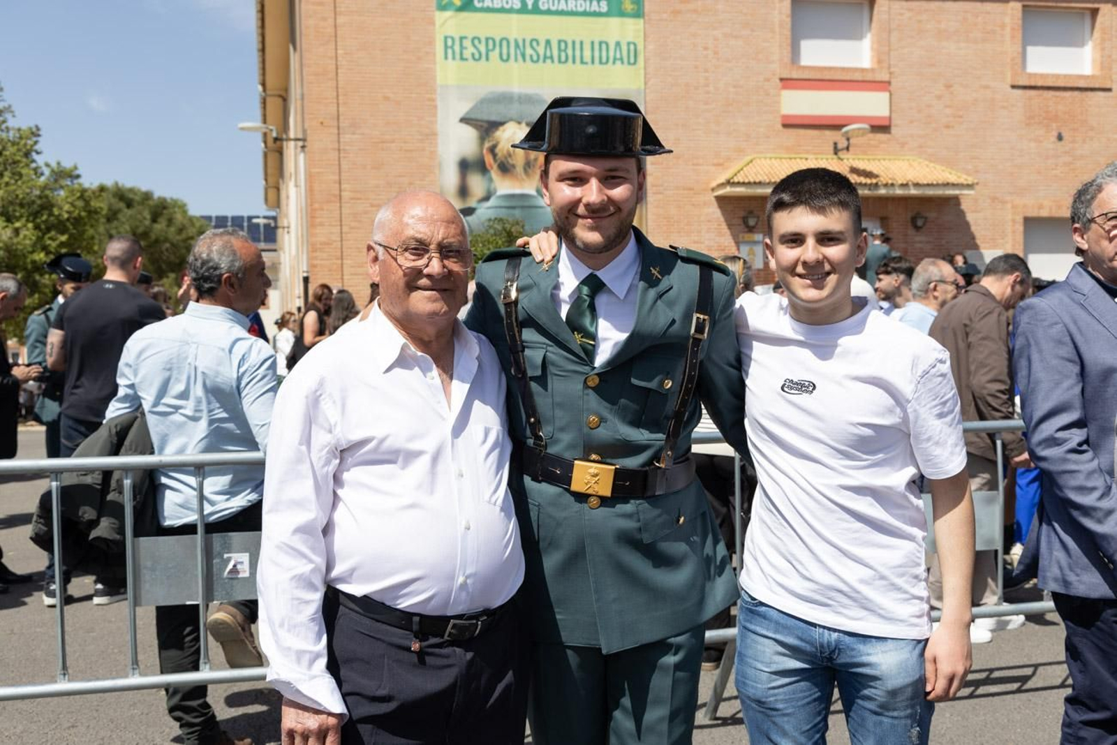 Jura de bandera de la 130ª promoción de guardias civiles de la Academia de Baeza