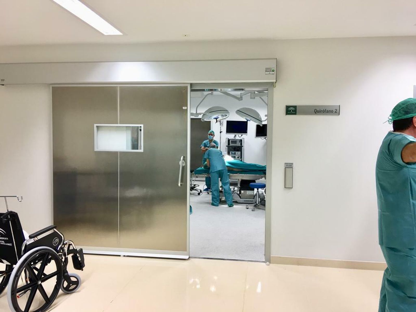 Quirófanos del Hospital del Guadalhorce.