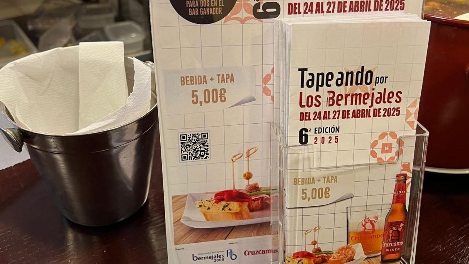 Algunos carteles de esta edición de Tapeando en Los Bermejales