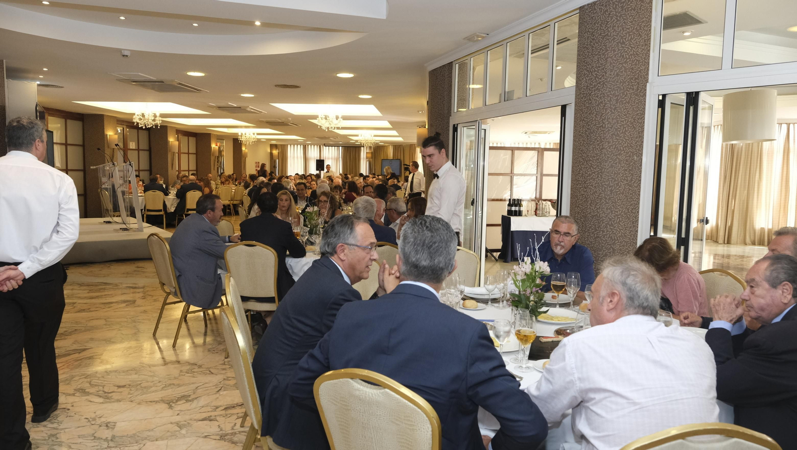 Imágenes del Foro Joly en Almería, con el Gobernador del Banco de España, Pablo Hernández de Cos