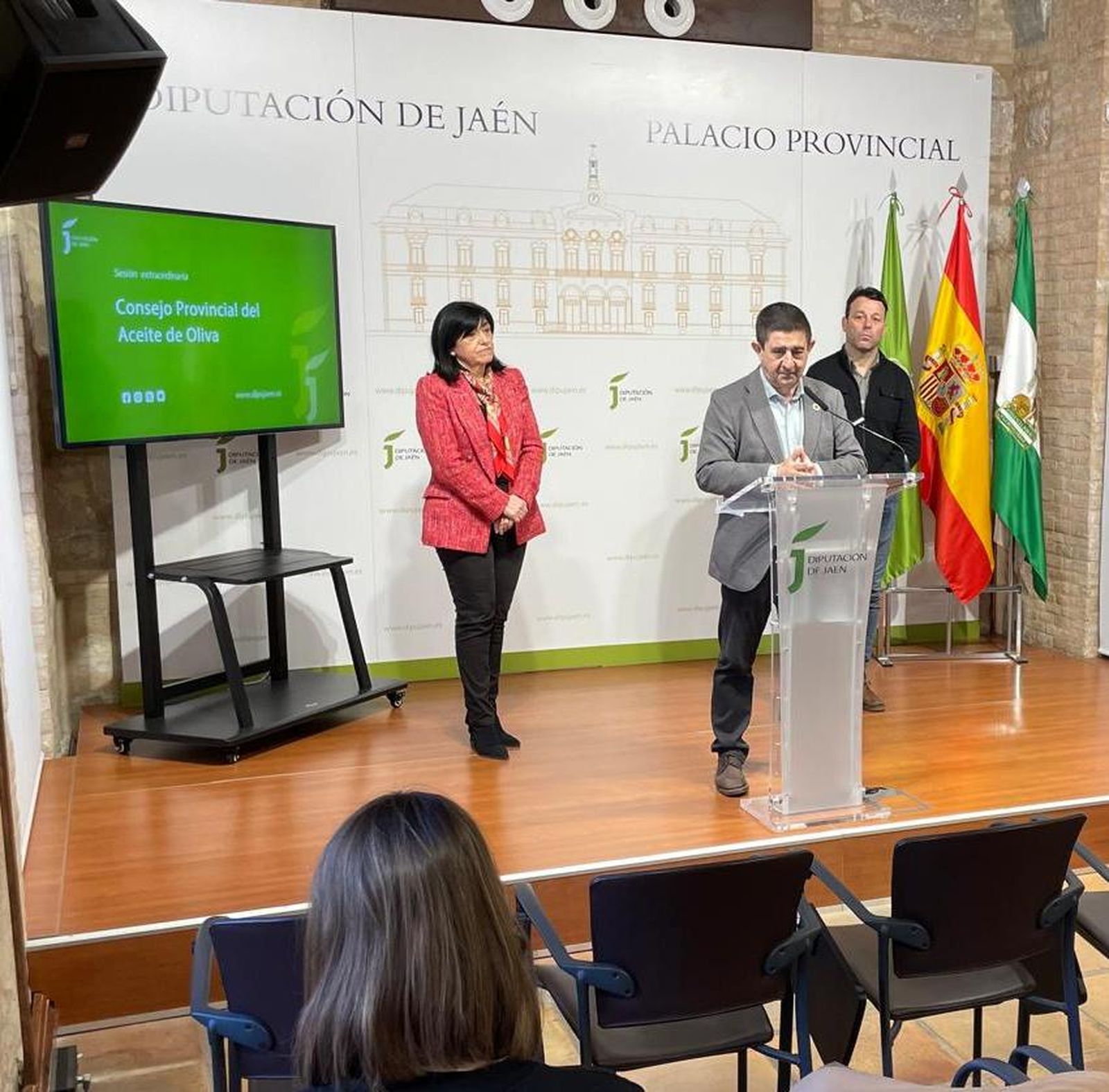 Francisco Reyes durante la rueda de prensa.