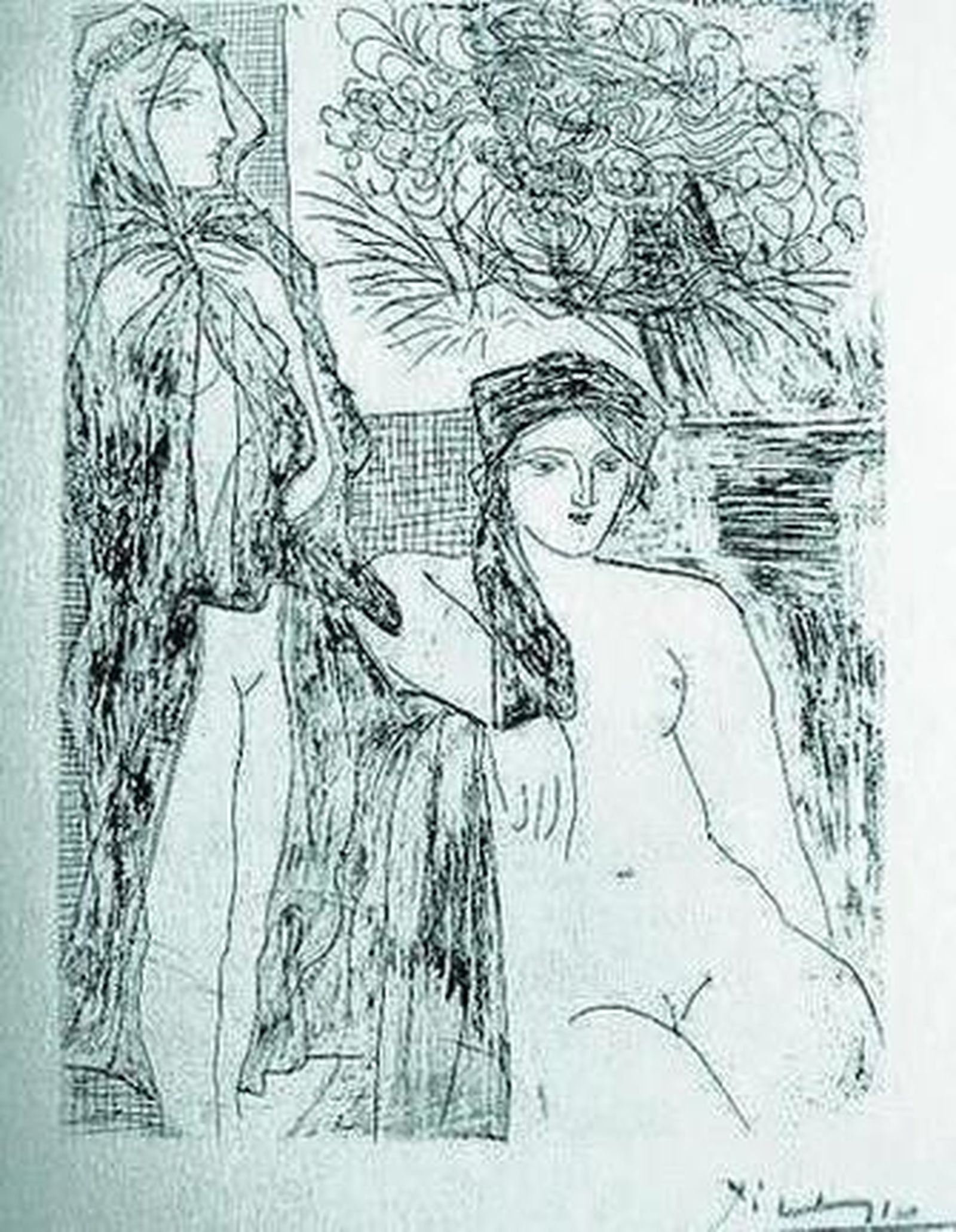 Un grabado de la 'Suite Vollard'.