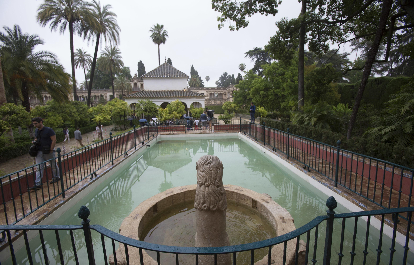 El Cenador del León del Alcázar tras su restauración