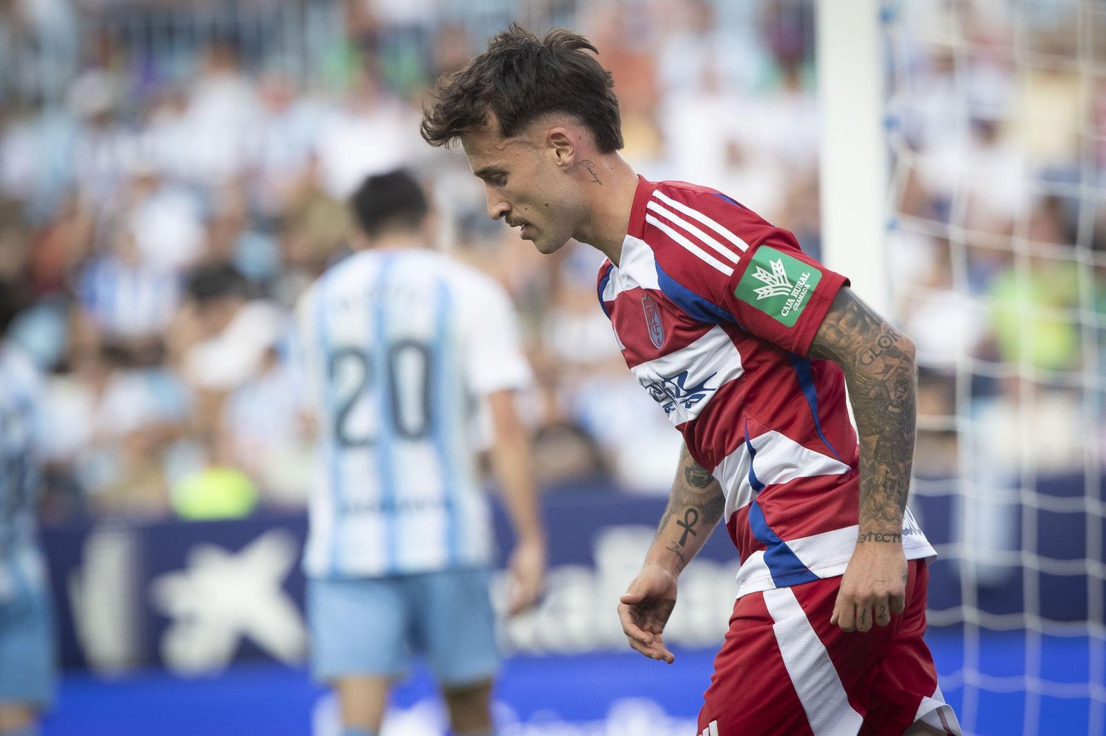 Ricard durante el partido ante el Málaga