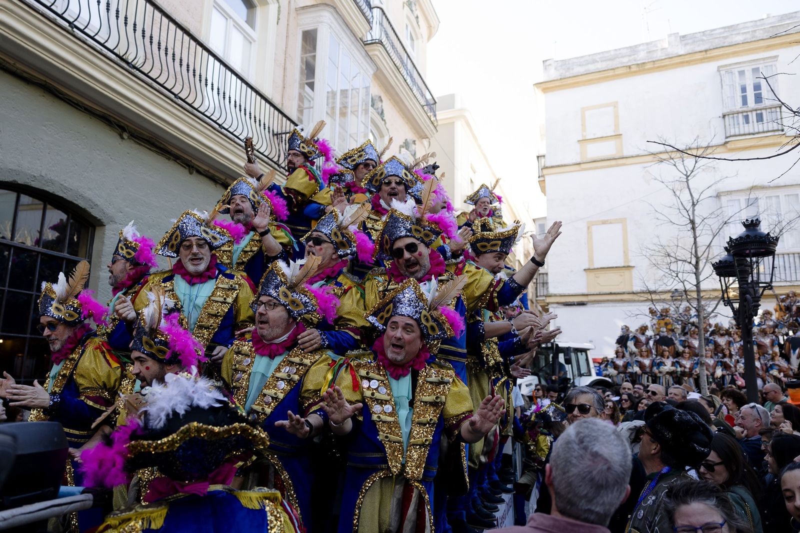Las imágenes del segundo sábado de Carnaval de Cádiz 2026: Carruseles de coros