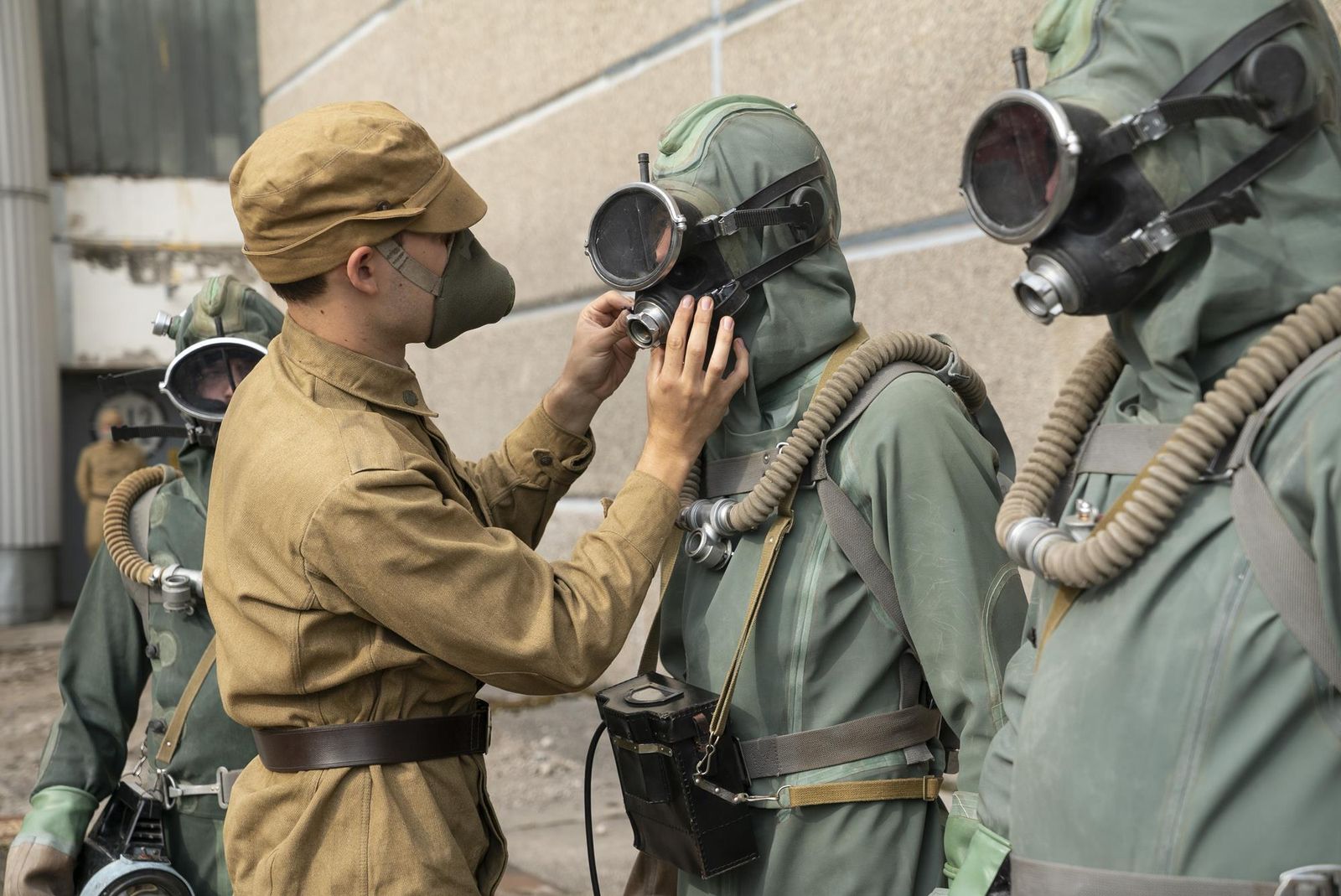 Un momento del rodaje de 'Chernobyl', coproducción de Sky con HBO