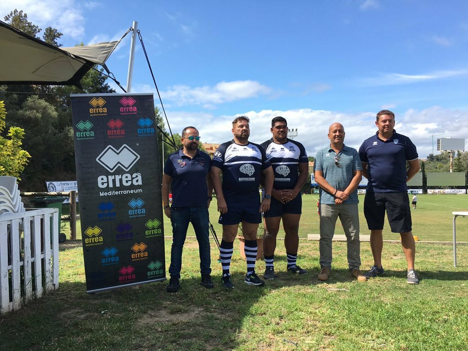El Andalucía Bulls Marbella, en un acto.