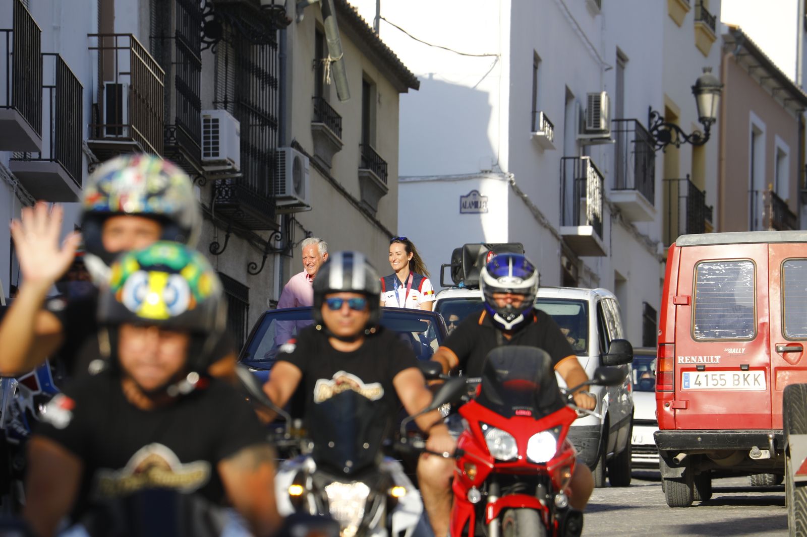 Las imágenes del homenaje a Fátima Gálvez en Baena tras su oro olímpico en Tokio