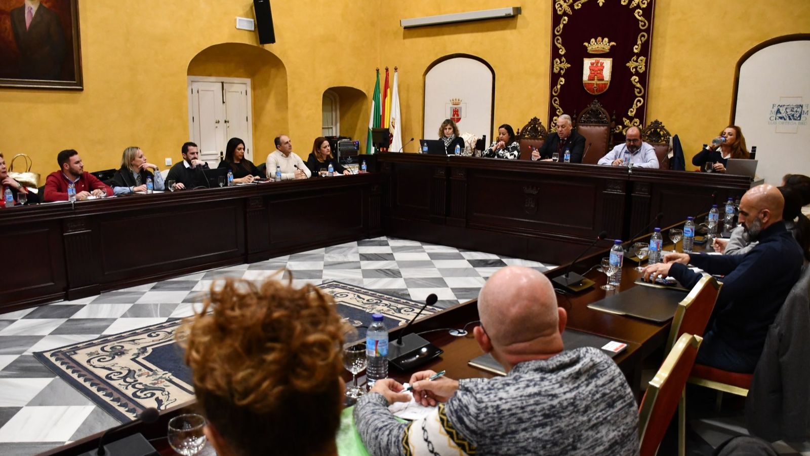 Pleno ordinario del mes de febrero celebrado en el Ayuntamiento de San Roque.
