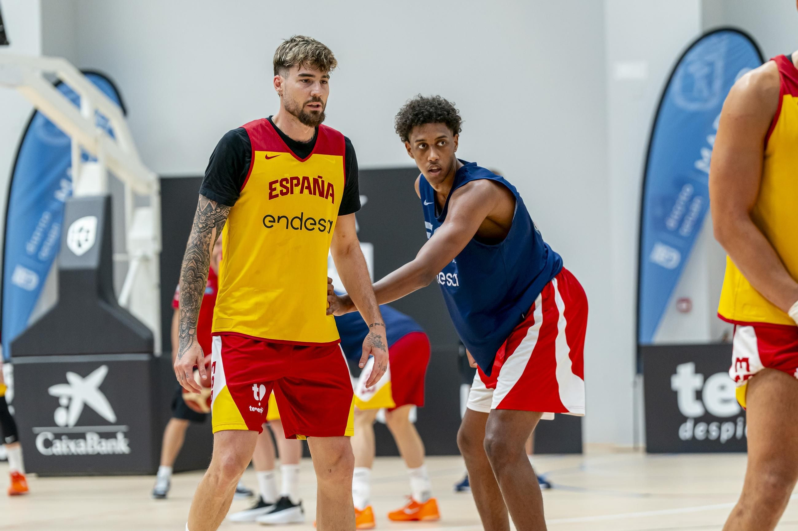 España acaba su trabajo en Madrid antes de venir a Málaga