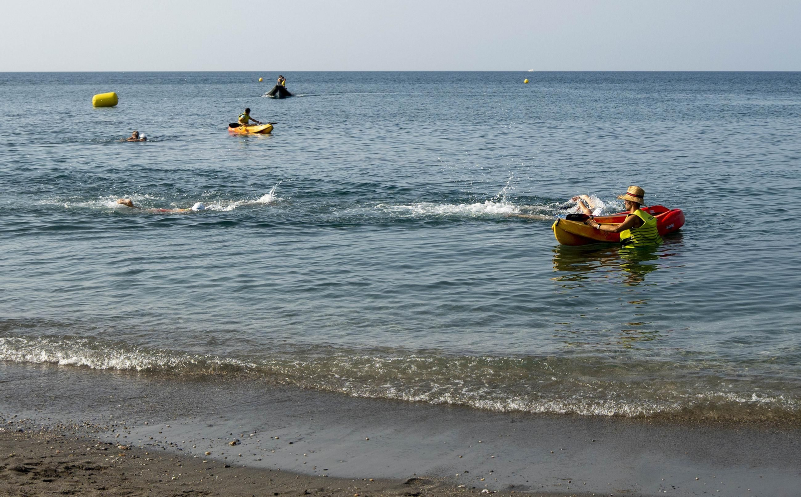 Travesía a nado Carlos Tejada de Almería