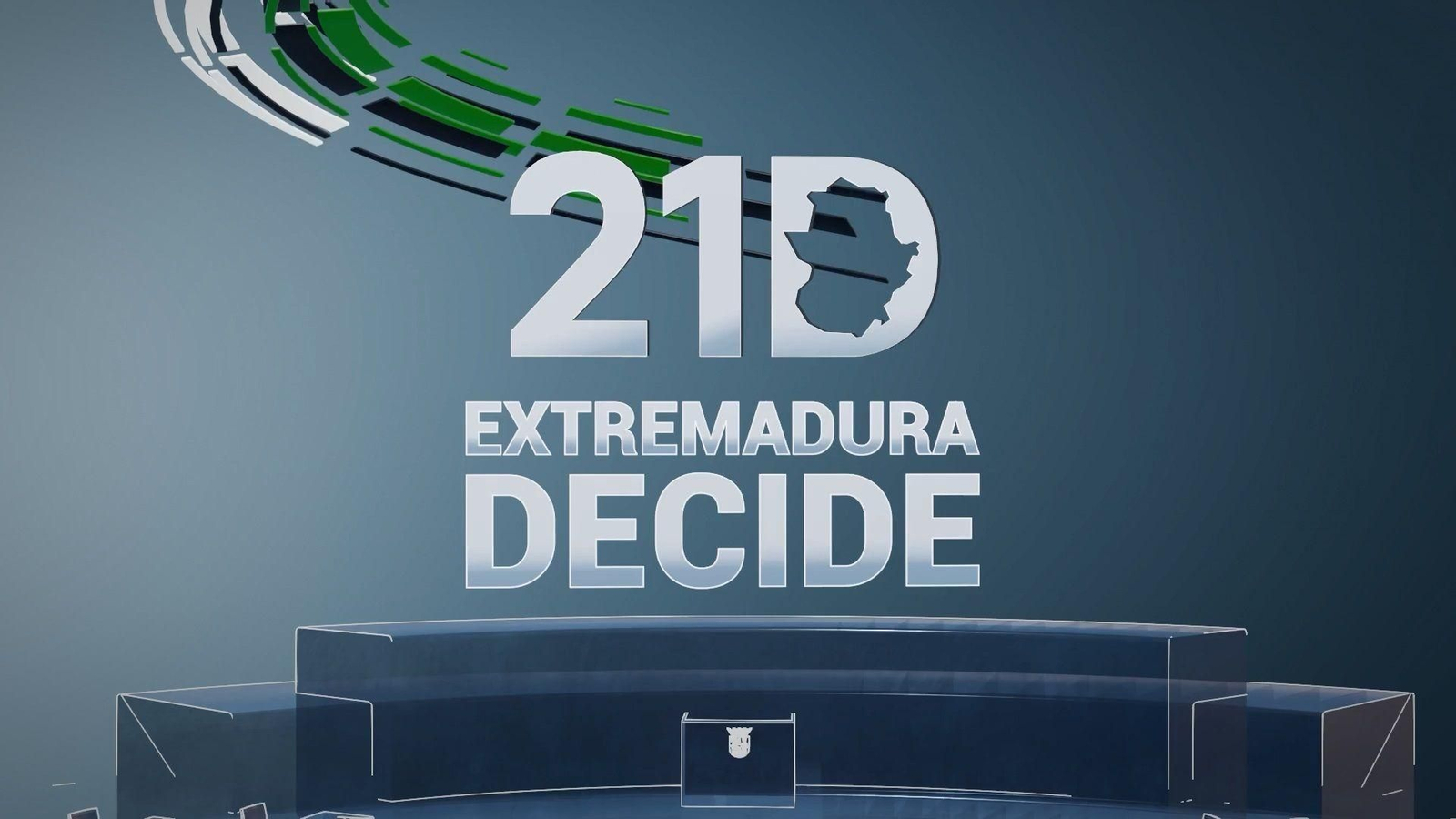 Imagen para anunciar las elecciones de Extremadura del 21 de diciembre.
