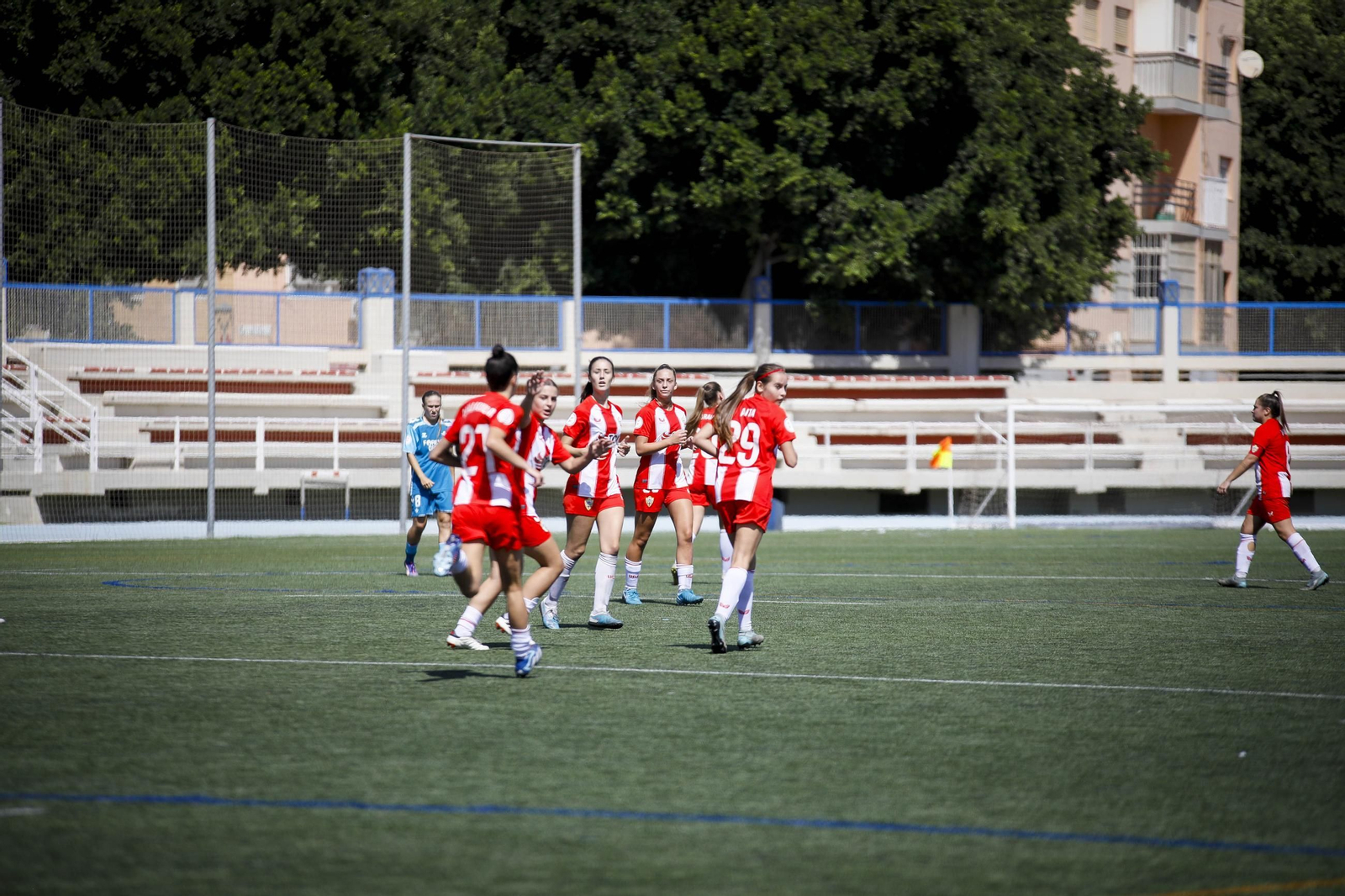 Las imágenes del partido de fútbol del Almería femenino contra el Betis B