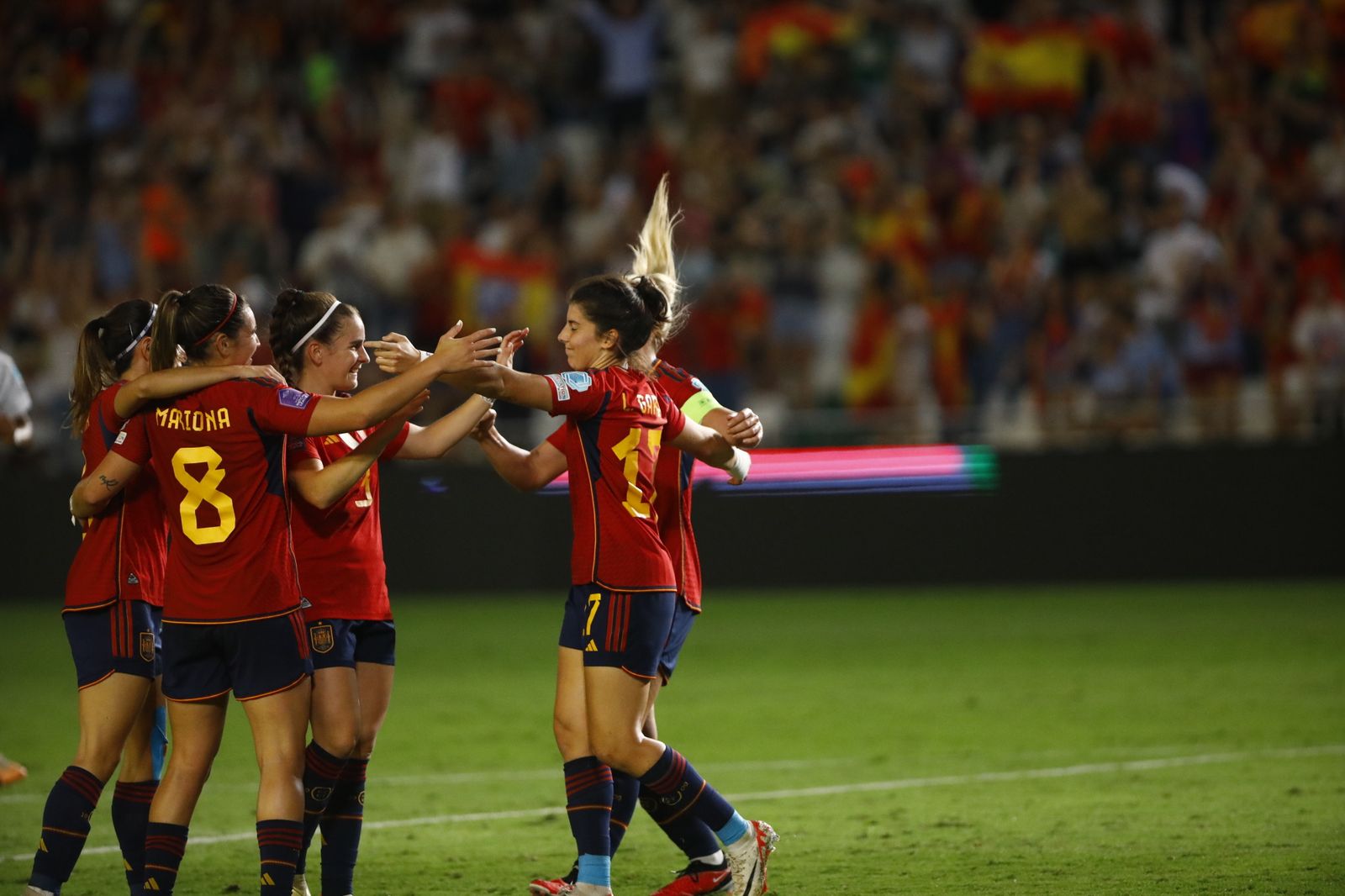 Las mejores fotos de la victoria de España ante Suiza en El Arcángel de Córdoba