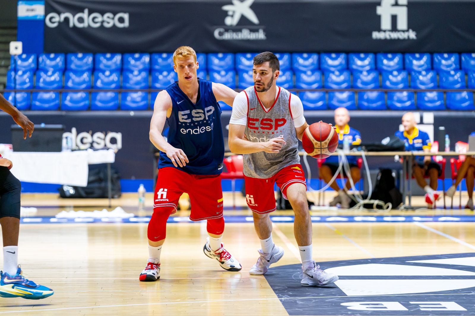 Fotos: Alberto Díaz, Brizuela y Barreiro ya entrenan con España