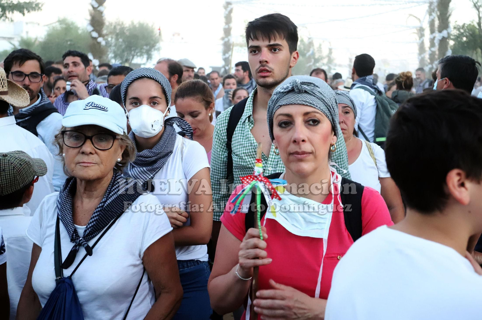 Imágenes del camino de la Venida de la Virgen del Rocío