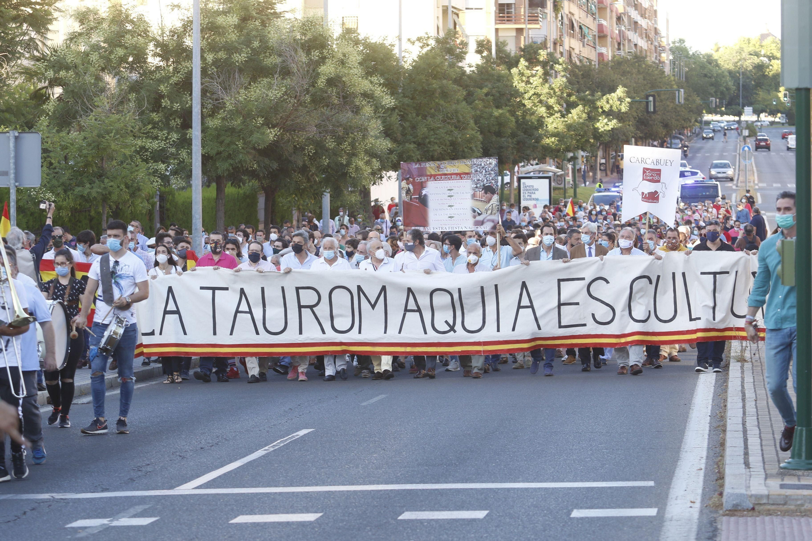 Las fotografías de la marcha en defensa de la tauromaquia en Córdoba