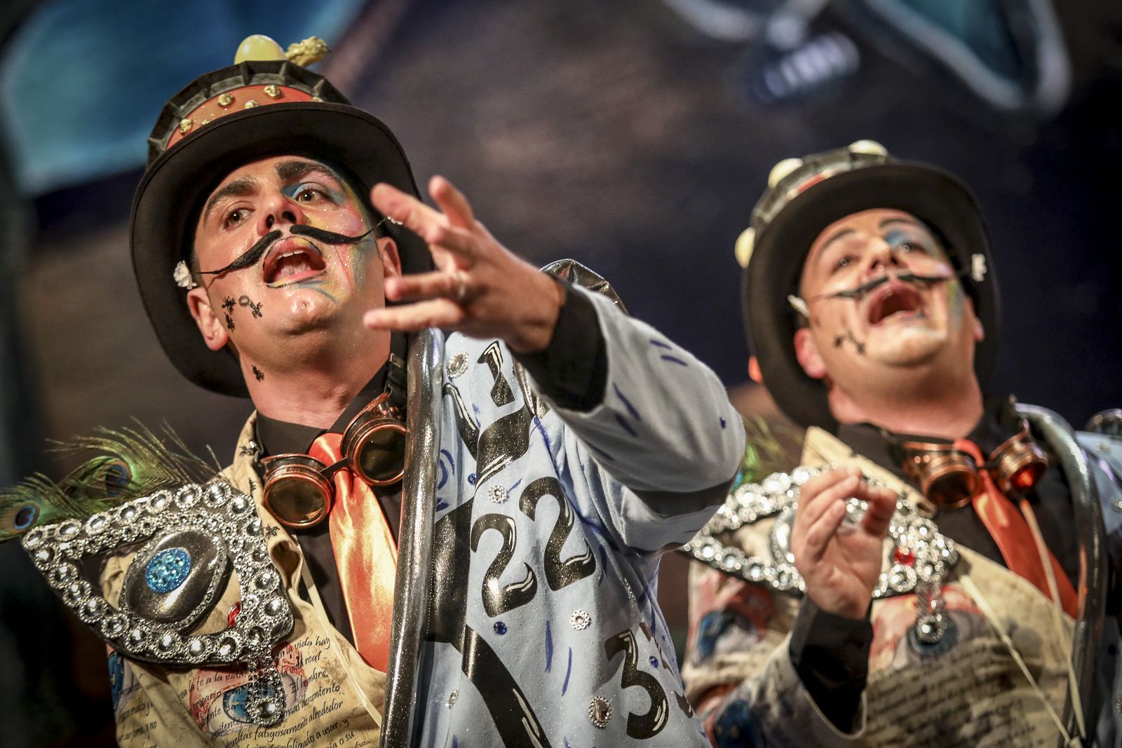 La comparsa 'Noche de gala', en 2020.