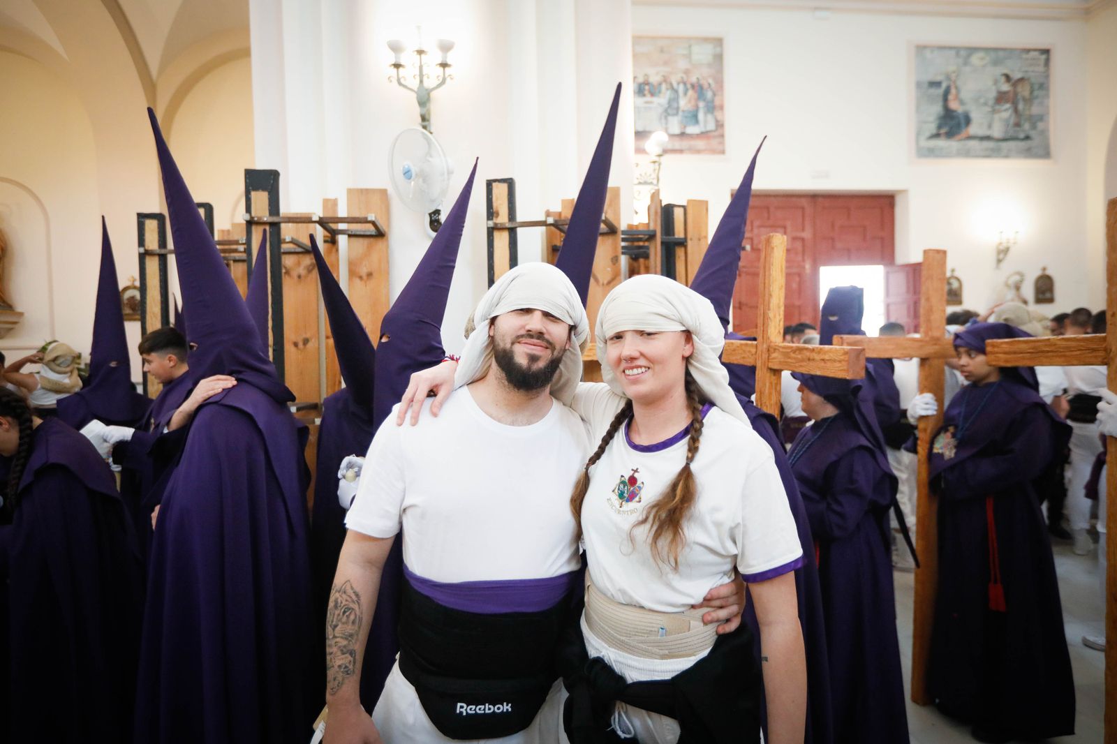 La procesión del Encuentro, en imágenes