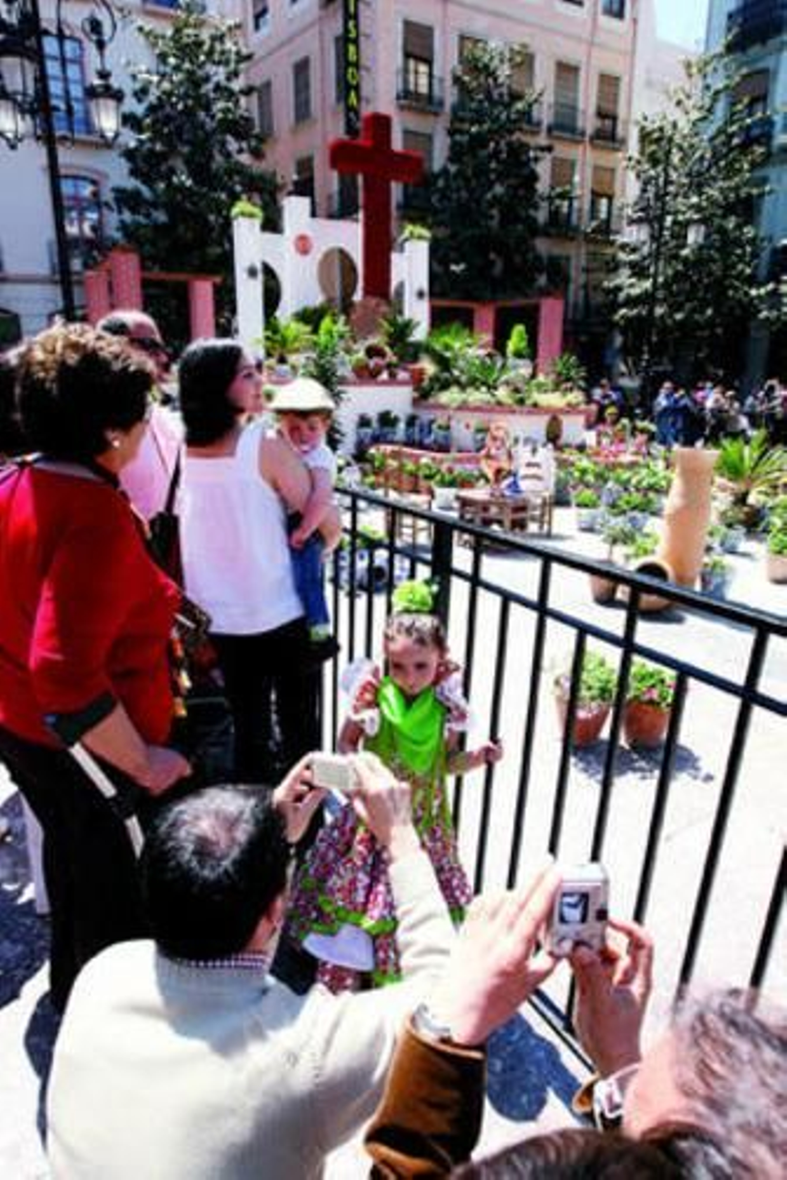 El Día de la Cruz tuvo una gran afluencia de público.